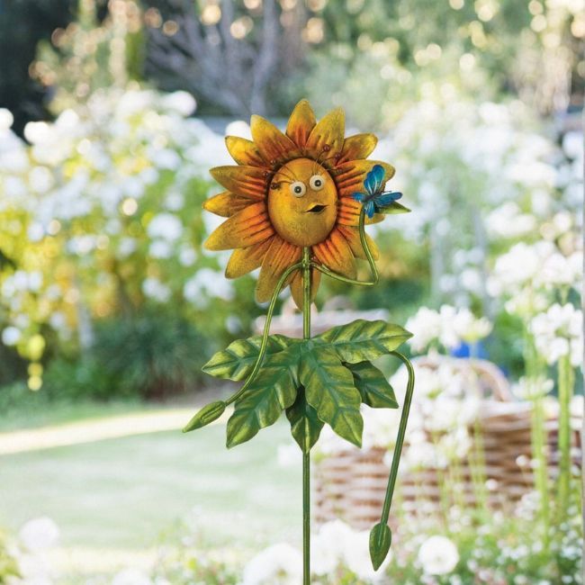 BE JOLLY GARDEN STAKE - SUNFLOWER
