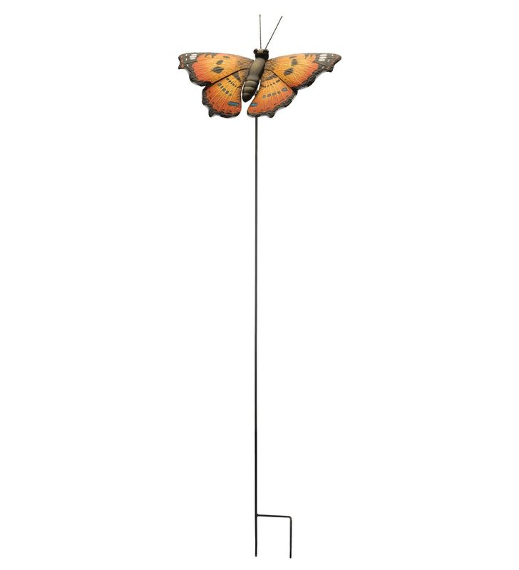 46" BUTTERFLY STAKE - PAINTED LADY