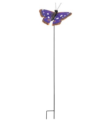 46" BUTTERFLY STAKE - PURPLE EMPEROR