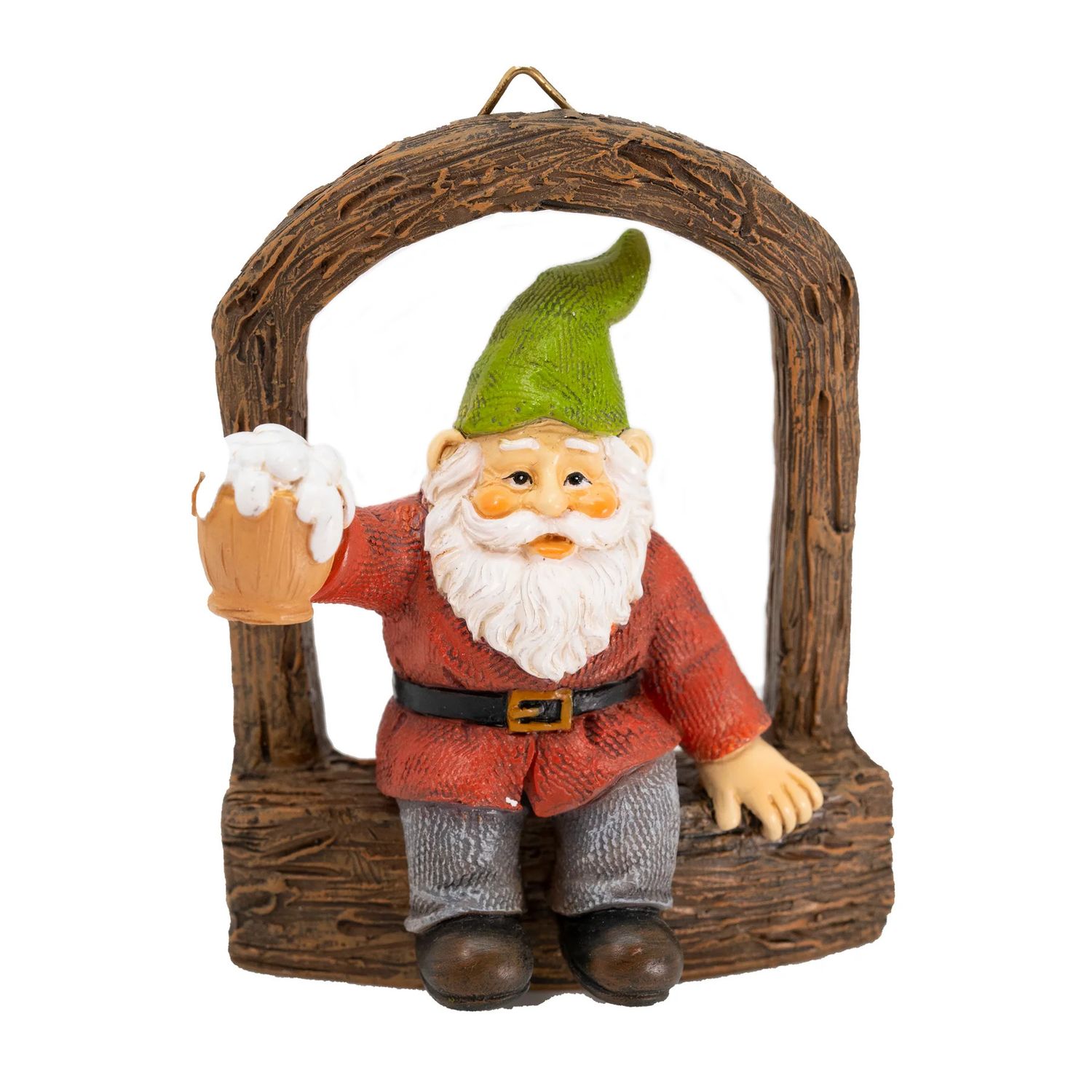 Cheers Tree Hanger Gnome | FAIRY GARDEN