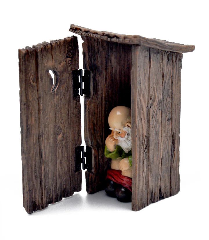 Outhouse Gnome | FAIRY GARDEN