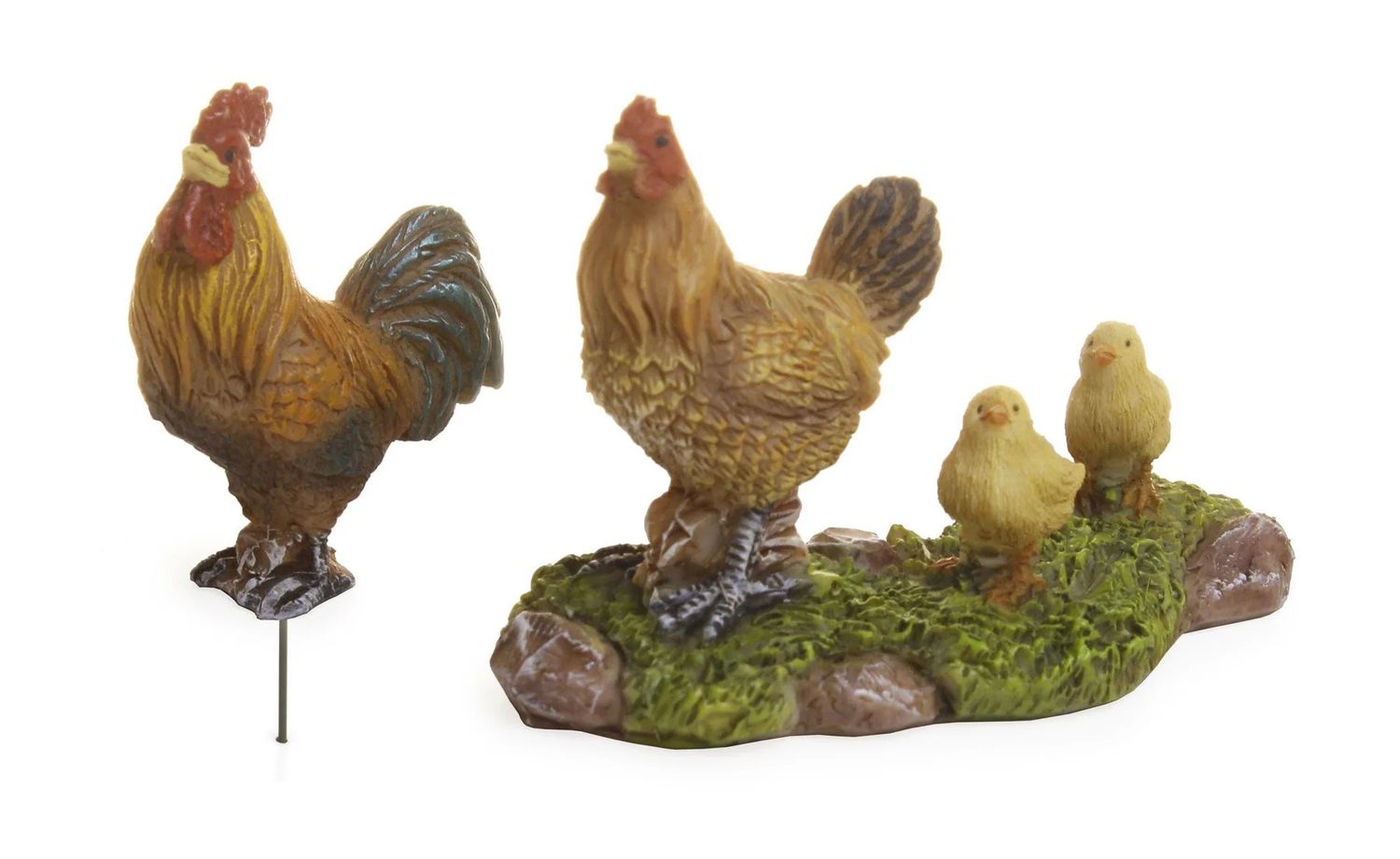 Rooster w/ Chicken | FAIRY GARDEN