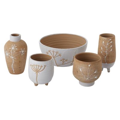Umbel Footed Pot 3.25"x 3.75"