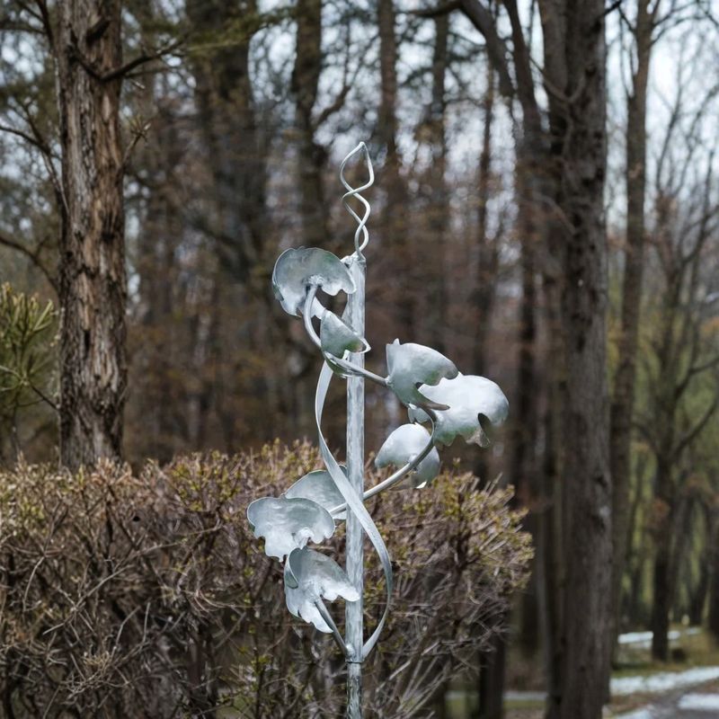 WINDSCULPTURE DOUBLE HELIX - STAINLESS STEEL &amp; ALUMINUM