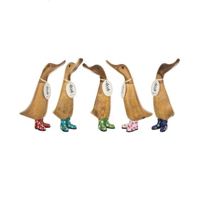 DCUK Floral Boots Ducklings