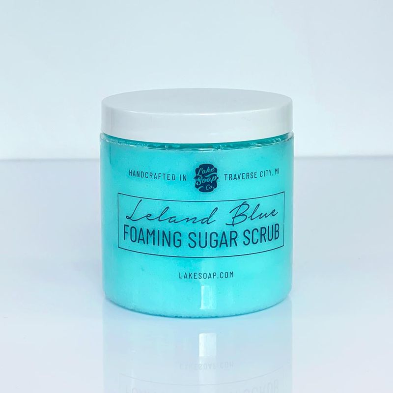 LELAND BLUE SUGAR SCRUB - 8OZ