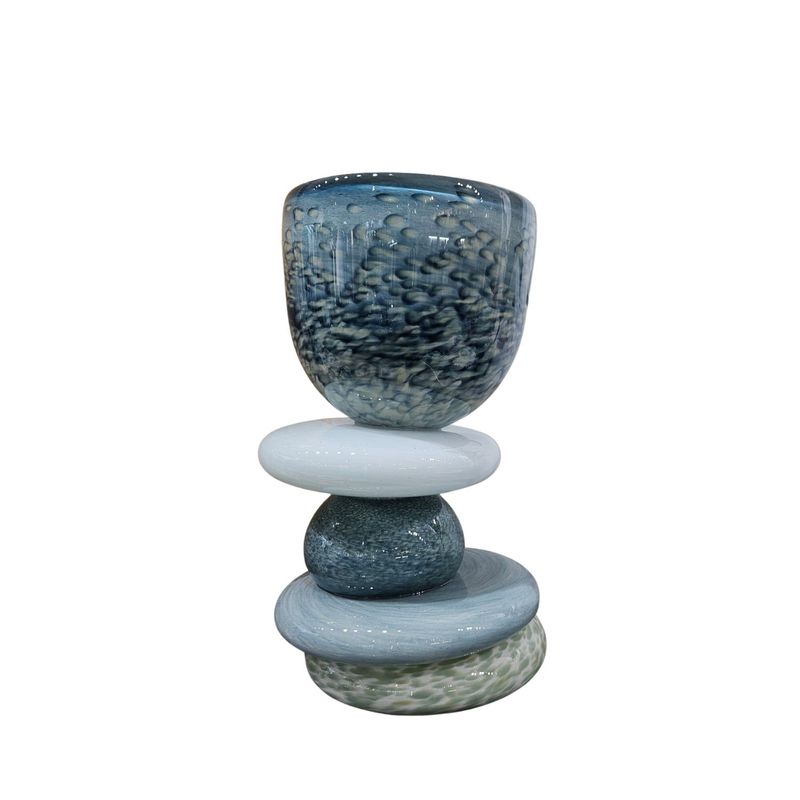 5 STONE VESSEL STACK - OCEAN STONE