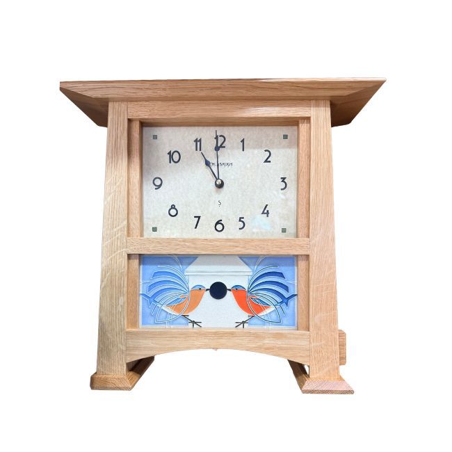 CRAFTSMAN HORIZON TILE CLOCK | MOTAWI TILE HOMECOMING | NATURAL