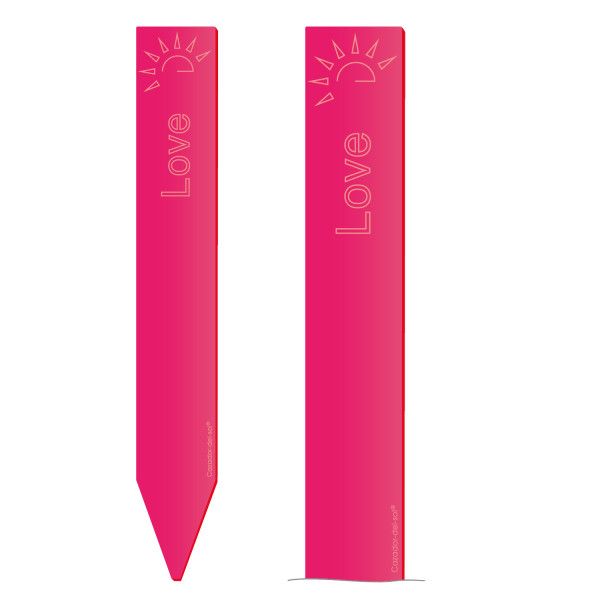 Inspirational Suncatcher Stake -, Style: Love