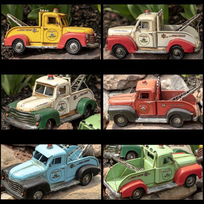 Vintage Iron Tow Truck