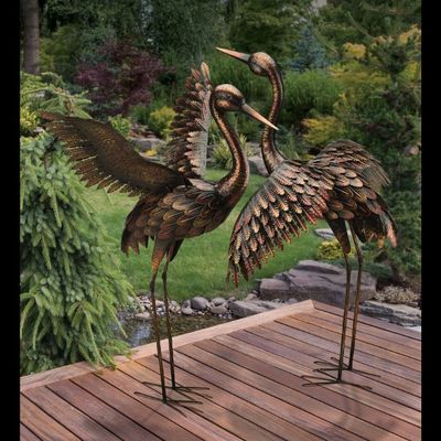 Bronze Crane -