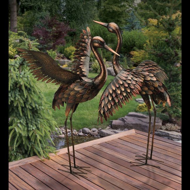 Bronze Crane -