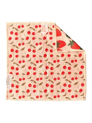 Berries &amp; Cherries: Reversible Washcloth