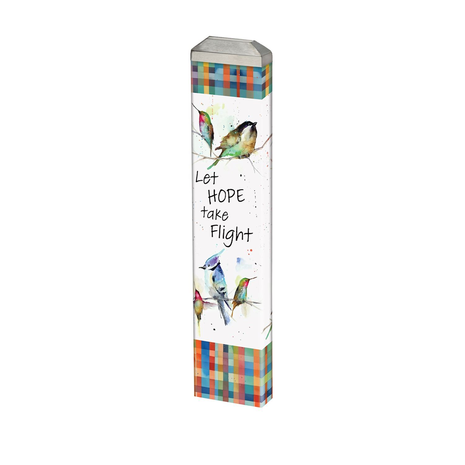 Birdy Birds on a Wire 13" Mini Art Pole