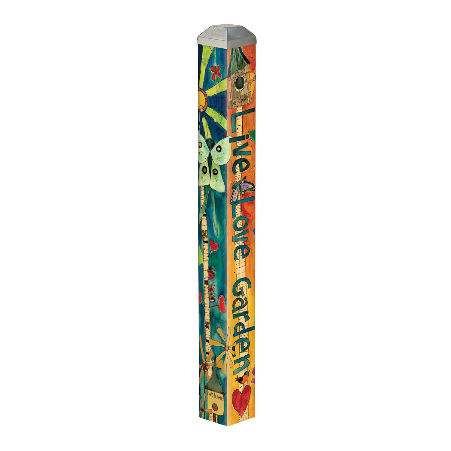 MINI ART POLE 16" GARDEN CELEBRATION