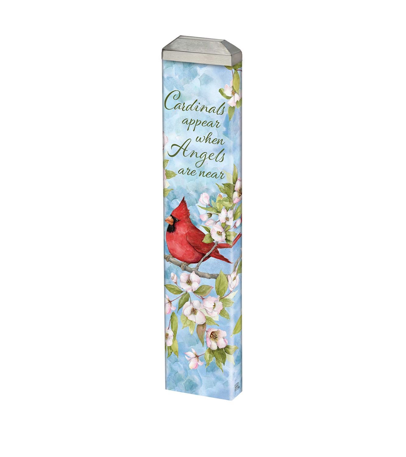 Little Cardinal Dogwood 13" Mini Art Pole