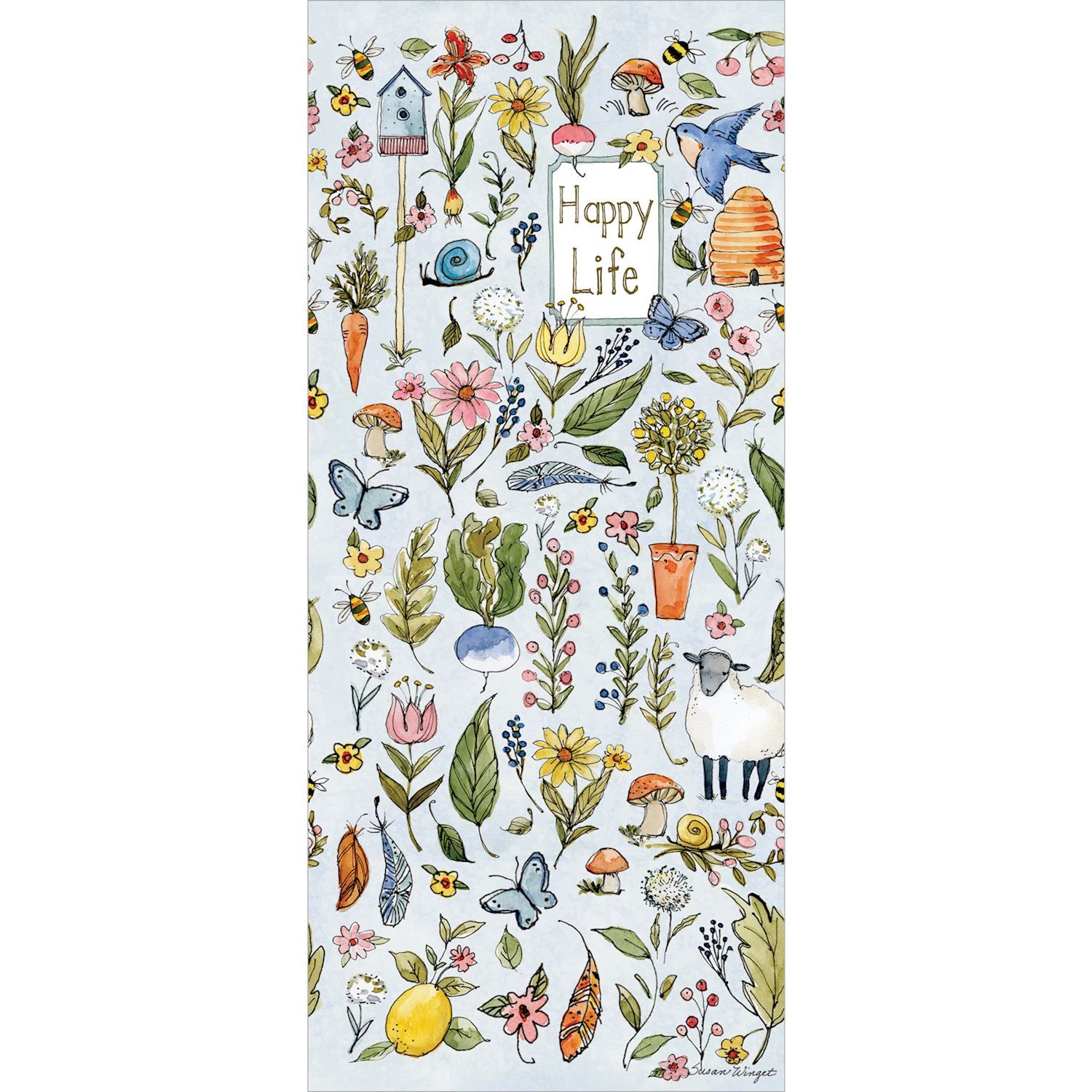 MINI ART POLE 16" - HAPPY LIFE