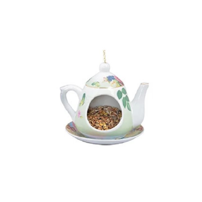 HANGING TEAPOT FEEDER, Color: GREEN
