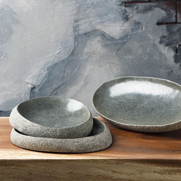 RIVER STONE DISH - SMALL (6-8 IN)