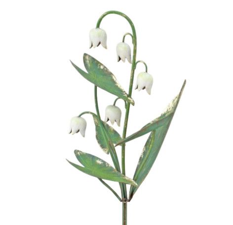 Colorful Metal Lily of The Valley Stake