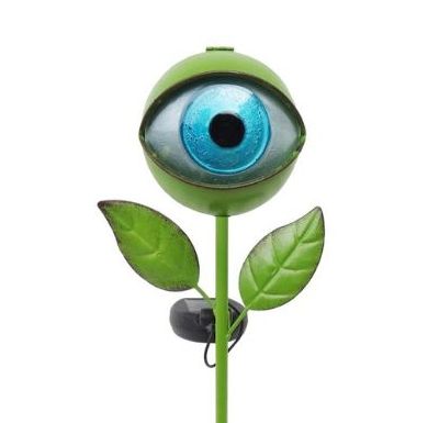 Solar Lighted Eyeball Stake - Small