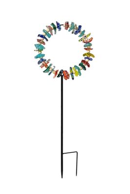Small Colorful Glass Shards Suncatcher Stake