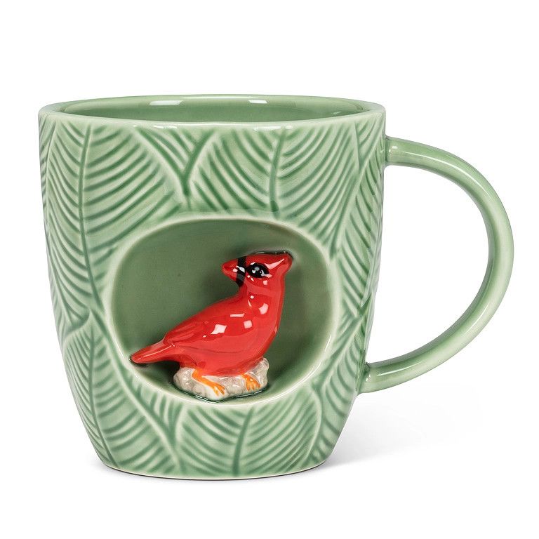 Cardinal - Nature Inspired Mug with Alcove-4"H