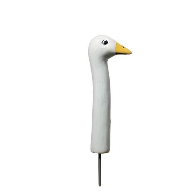 MEDIUM (8.7 IN) CERAMIC GOOSE NECK W/ STAKE
