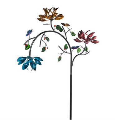 91"H Wind Spinner, Spinner Flowers