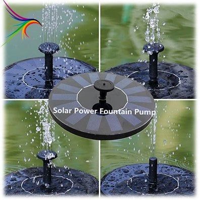 SOLAR FOUNTAIN BIRDBATH BUBBLER