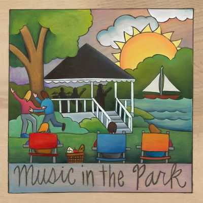 "Sounds of Summer" Wall Plaque - 9x9
