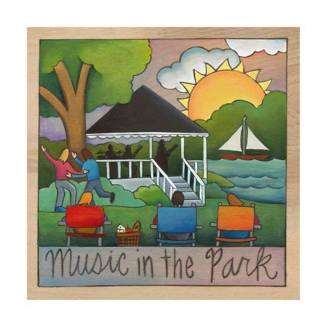 "Sounds of Summer" Wall Plaque - 9x9