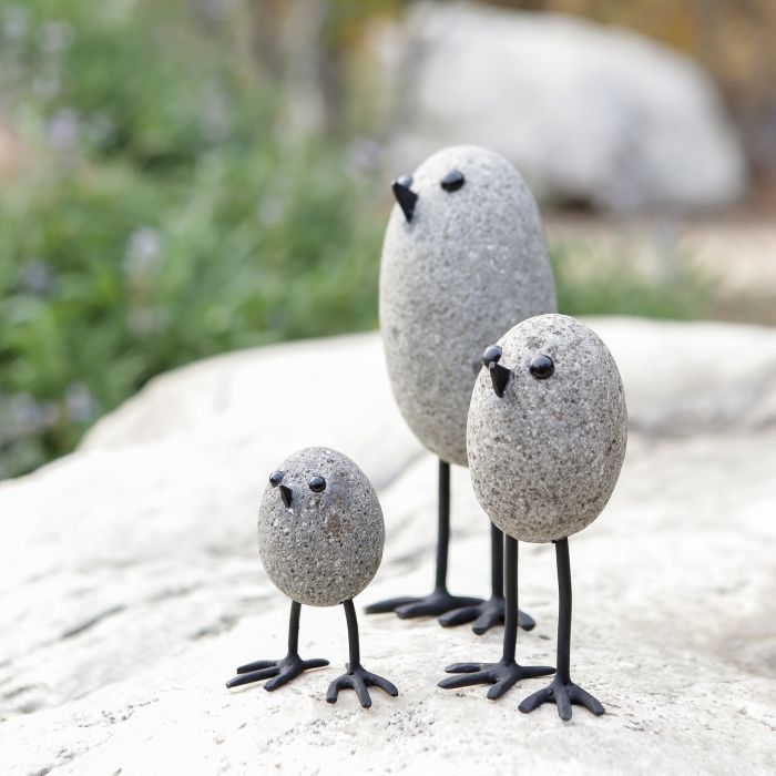 Beach Pebble Bird, Size: Small