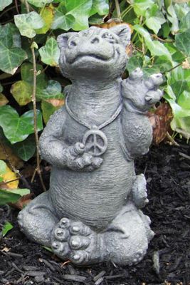 LIL DRAGON PEACE SIGN URBAN GREY