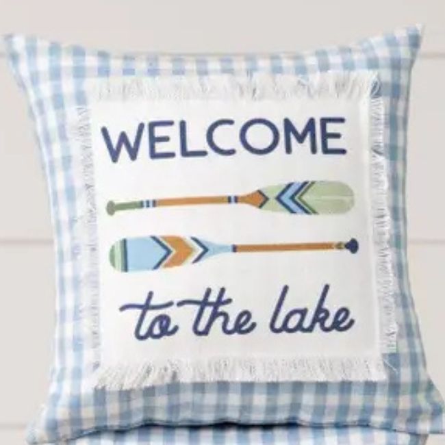 MINI PILLOW -, Style: WELCOME