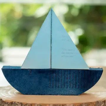 Sailboat Decor-Nautical Book Page