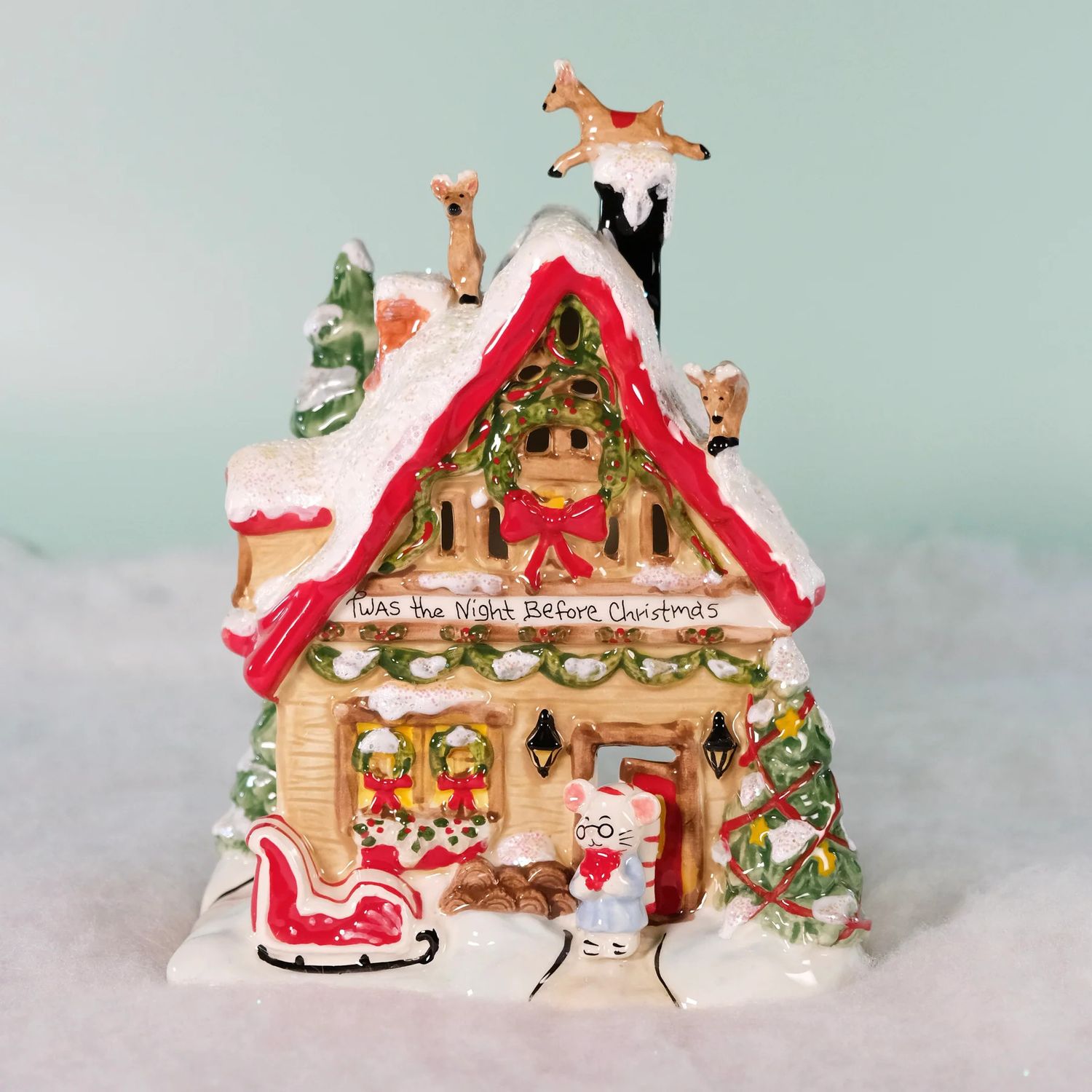 TWAS THE NIGHT BEFORE CHRITSTMAS CANDLE HOUSE