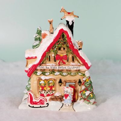 TWAS THE NIGHT BEFORE CHRITSTMAS CANDLE HOUSE