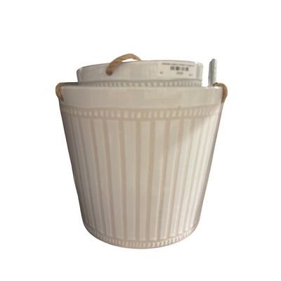 HANGING ANGELO STRIPE 5in FLOWER POT