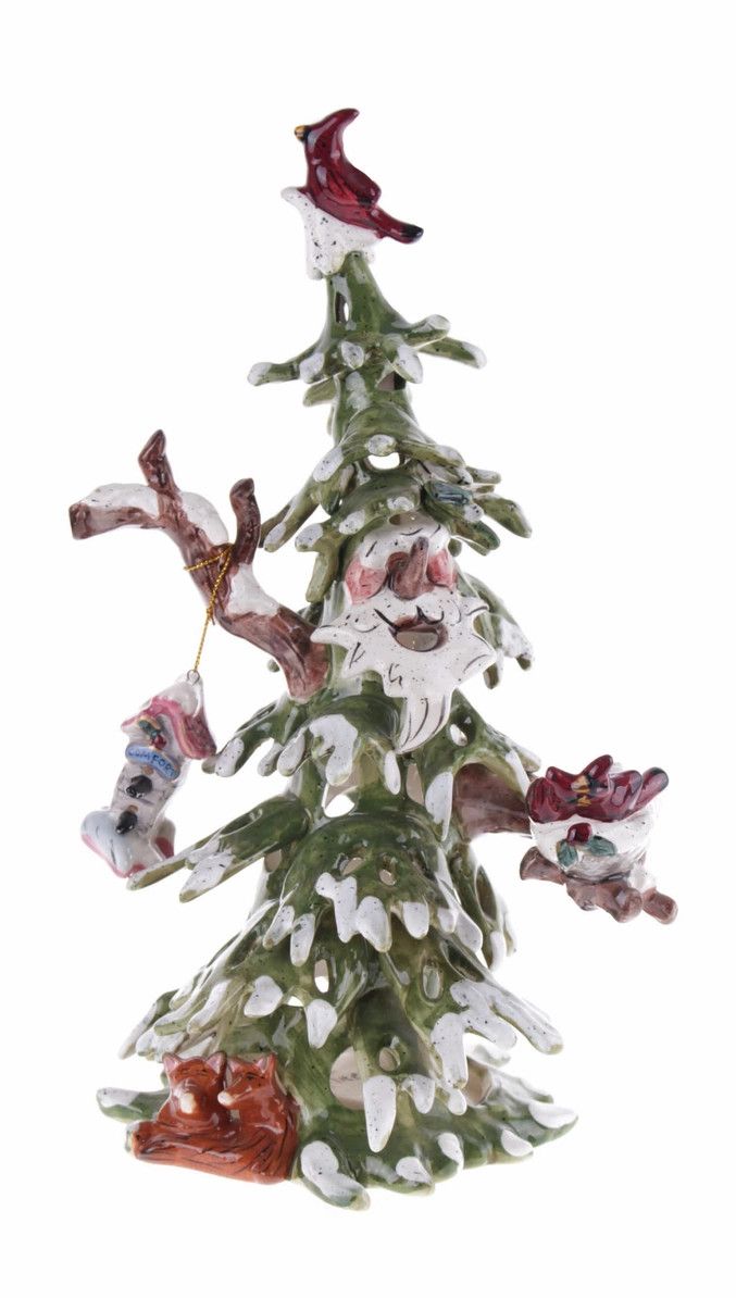 WOODLAND COMFORT TREE CANDLE HOUSE