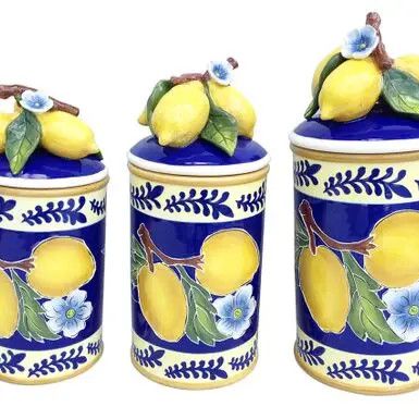 LEMON CANISTER LARGE