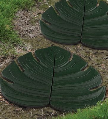 Rubber Stepping Stone - Monstera