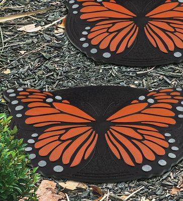 Rubber Stepping Stone - Monarch