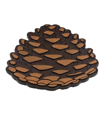 Rubber Stepping Stone - Pinecone