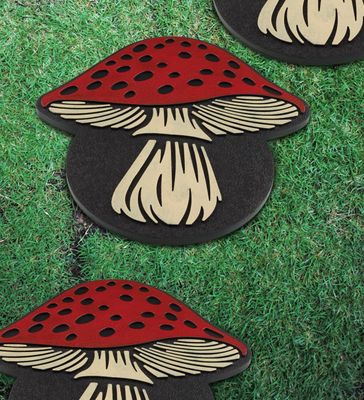 Rubber Stepping Stone - Mushroom