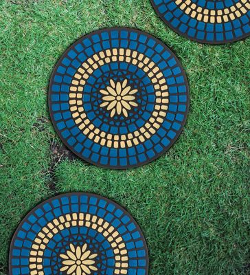 Rubber Stepping Stone - Indigo