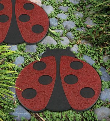 Rubber Stepping Stone - Lady Bug