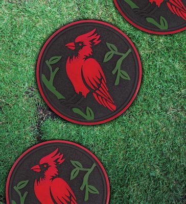 Rubber Stepping Stone - Cardinal