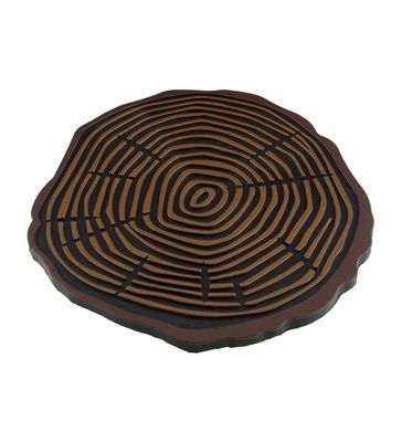 Rubber Stepping Stone - Tree Rings