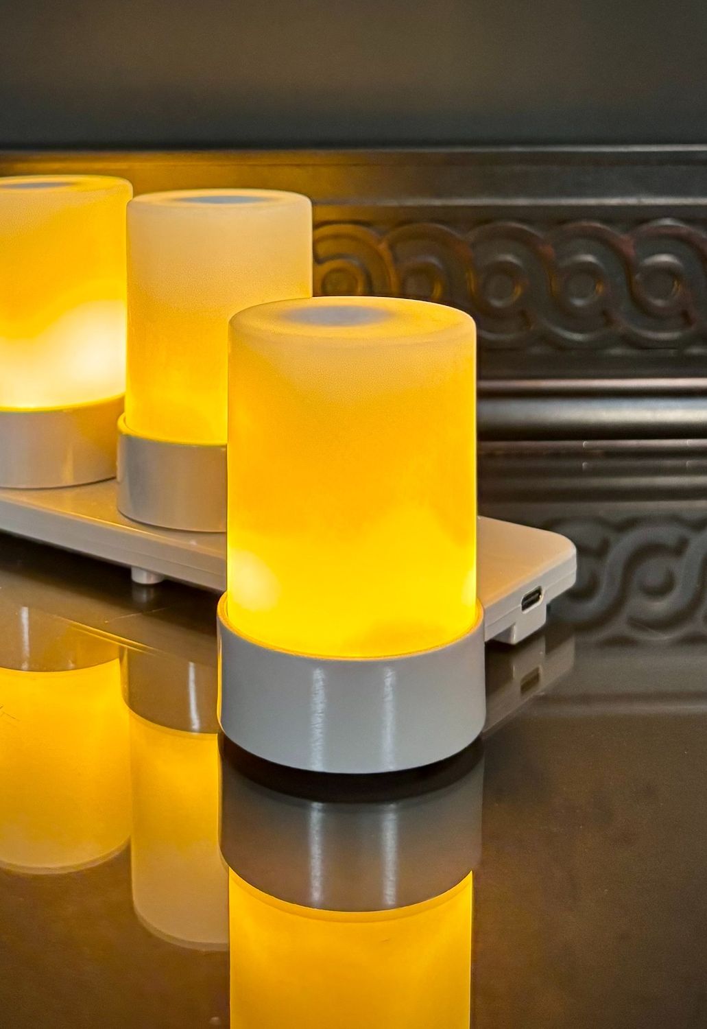 FLAME ILLUSION MICRO FLAME TRIO W/ REMOTE